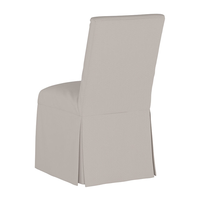 Skyline Furniture Slipcover Dining Chair in Linen Fabric - Putty, , hires