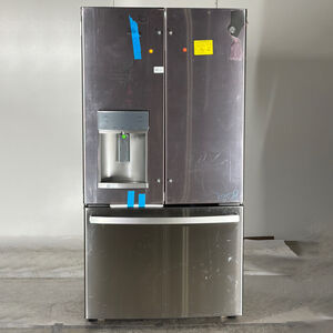 GE Profile 36 in. 27.7 cu. ft. French Door Refrigerator with Ice & Water Dispenser - Fingerprint Resistant Stainless (Open Box Good Condition), , hires