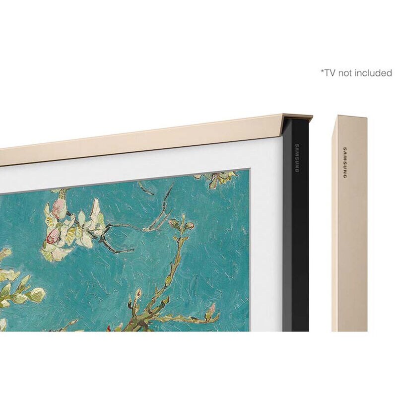 Samsung 50" The Frame Customizable Bezel Compatible with Samsung 2021-2024 The Frame TVs - Sand Gold, , hires