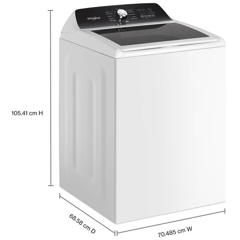 Whirlpool 28 in. 4.6 cu. ft. Top Load Washer - White, , hires