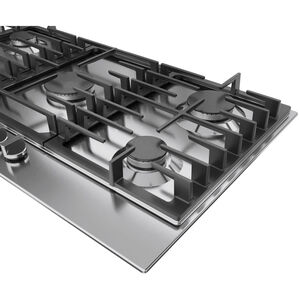 Bosch 300 Series 36 in. 5-Burner Natural Gas Cooktop with Simmer Burner & Power Burner - Stainless Steel, , hires
