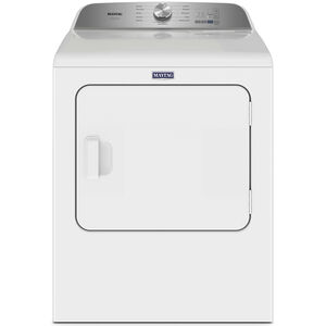Maytag Pet Pro 29 in. 7.0 cu. ft. Electric Dryer with Pet Pro Option, Steam Cycle & Sensor Dry - White