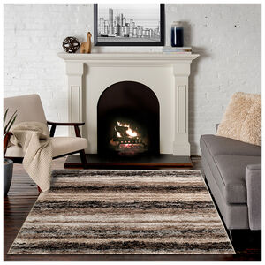 Natco Structures Torrent 101 Mount Vernon 5'x7' Rug - Black, , hires