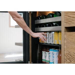 Perlick C-Series 24 in. Built-In 5.2 cu. ft. Compact Beverage Center with Pull-Out Shelves & Digital Control - Custom Panel Ready, , hires