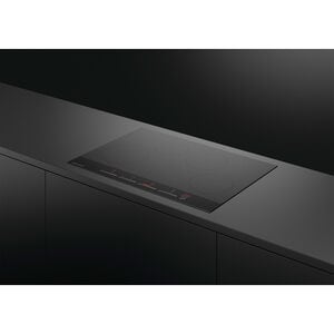 Fisher & Paykel Series 7 30 in. 4-Burner Induction Cooktop with Simmer Burner & Power Burner - Black Glass, , hires