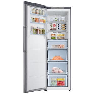 Samsung 24 in. 11.4 cu. ft. 4-Drawers Upright Freezer with Adjustable Shelves - Stainless Steel Look, , hires