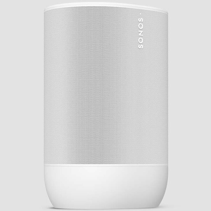 Sonos Move 2 Portable Rechargeable Splashproof Bluetooth & Wi-Fi Speaker - White, White, hires