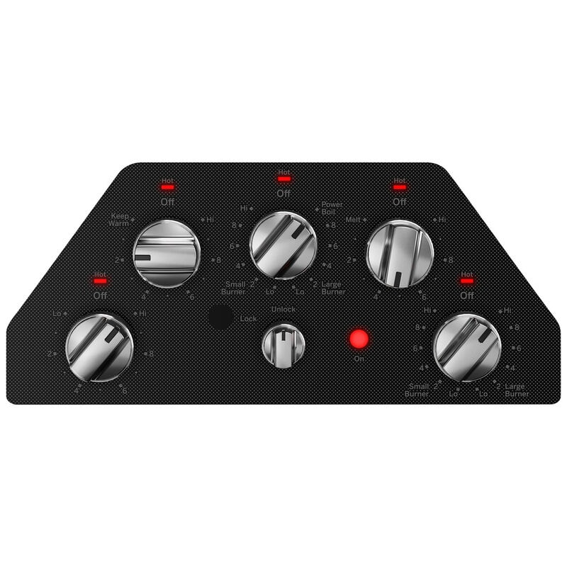 GE 30 in. 5-Burner Electric Cooktop with Simmer Burner & Power Burner - Stainless Steel, , hires