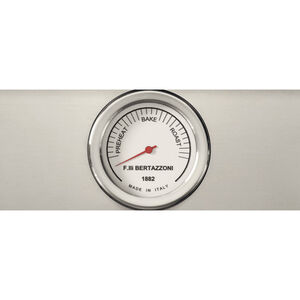 Bertazzoni Professional Series 36 in. 5.9 cu. ft. Dual Convection Gas Range with 5 Sealed Burners - Stainless Steel, , hires