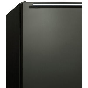 Summit 24 in. 4.7 cu. ft. Built-in Frost Free Compact Upright Freezer with Adjustable Shelves - Black Stainless Steel, , hires