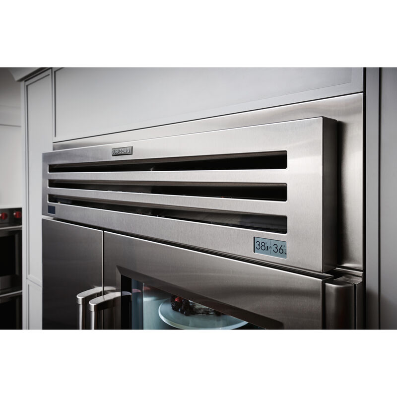 Sub-Zero Pro 48 in. 30.4 cu. ft. Built-In Smart Counter Depth 6-Door Side-by-Side Refrigerator with Glass Door & Ice Maker - Stainless Steel, , hires