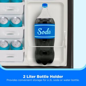 Midea 20 in. 4.4 cu. ft. Mini Fridge - Black, Black, hires