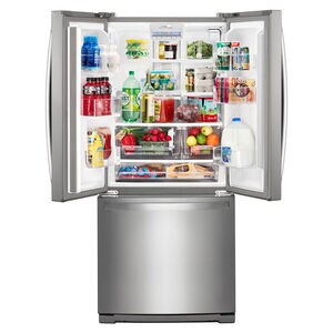 Whirlpool 30 in. 19.7 cu. ft. French Door Refrigerator with Ice Maker - Fingerprint Resistant Stainless Steel, Fingerprint Resistant Stainless, hires