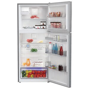 Blomberg 28 in. 13.5 cu. ft. Counter Depth Top Freezer Refrigerator with Ice Maker - Stainless Steel, , hires