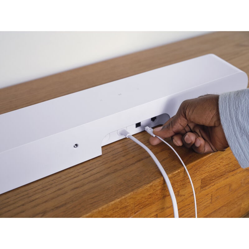 Sonos Ray Smart Sound Bar with Wireless Subwoofer (Sold-Separately) - White, White, hires