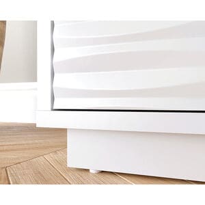 Sauder White 3-Drawer TV Credenza with Storage, , hires