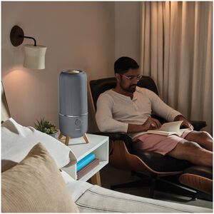HOMEDICS Ultrasonic Humidifier - Platinum, , hires
