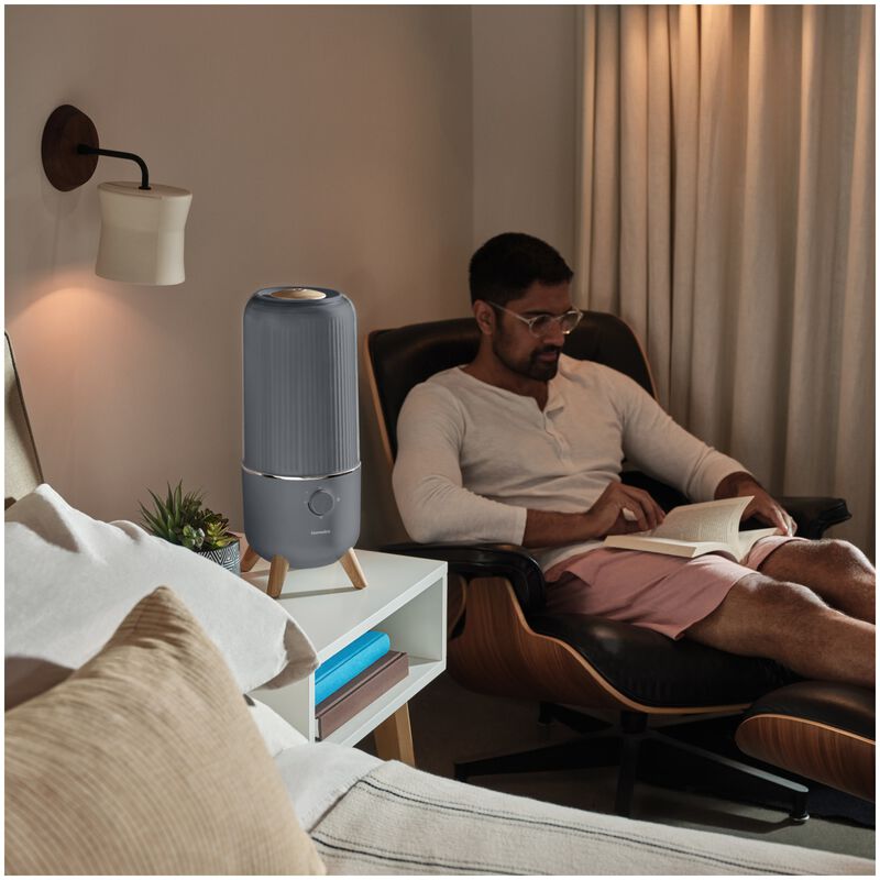 HOMEDICS Ultrasonic Humidifier - Platinum, , hires