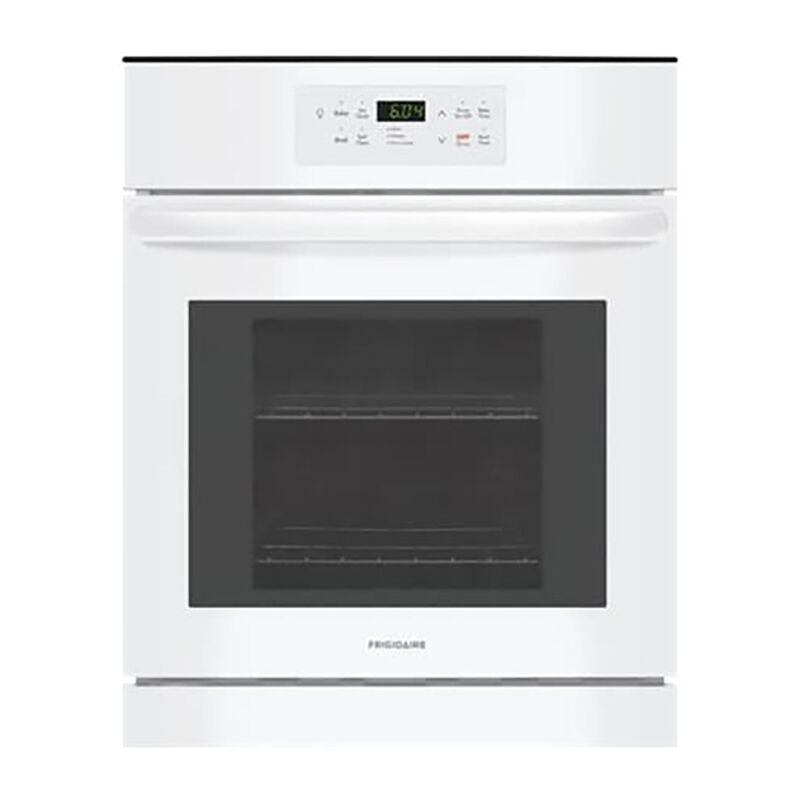 Frigidaire 24 3 Cu Ft Electric Wall Oven With Self Clean White P C Richard Son - Frigidaire 24 In Single Electric Wall Oven Self Cleaning Stainless Steel