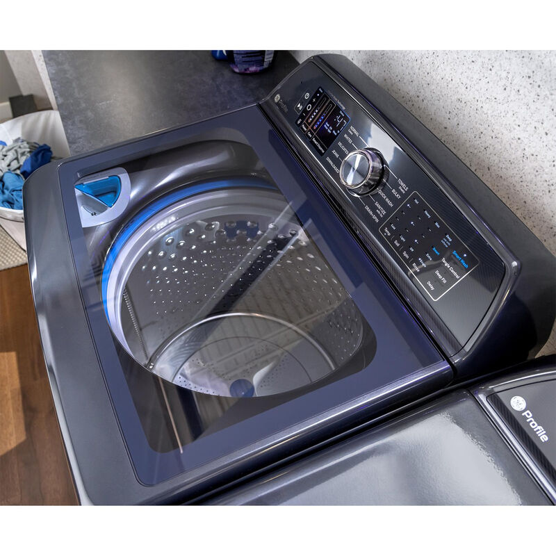 GE Profile 28 in. 5.4 cu. ft. Smart Top Load Washer with Smarter Wash