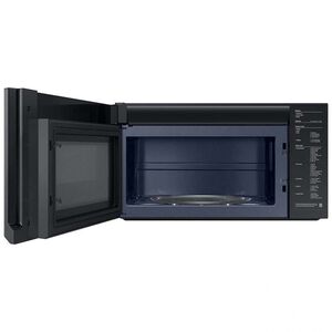 Samsung 30 in. 2.1 cu. ft. 1000W Smart Over-the-Range Microwave with 400 CFM & Sensor Cooking - Stainless Steel, Stainless Steel, hires