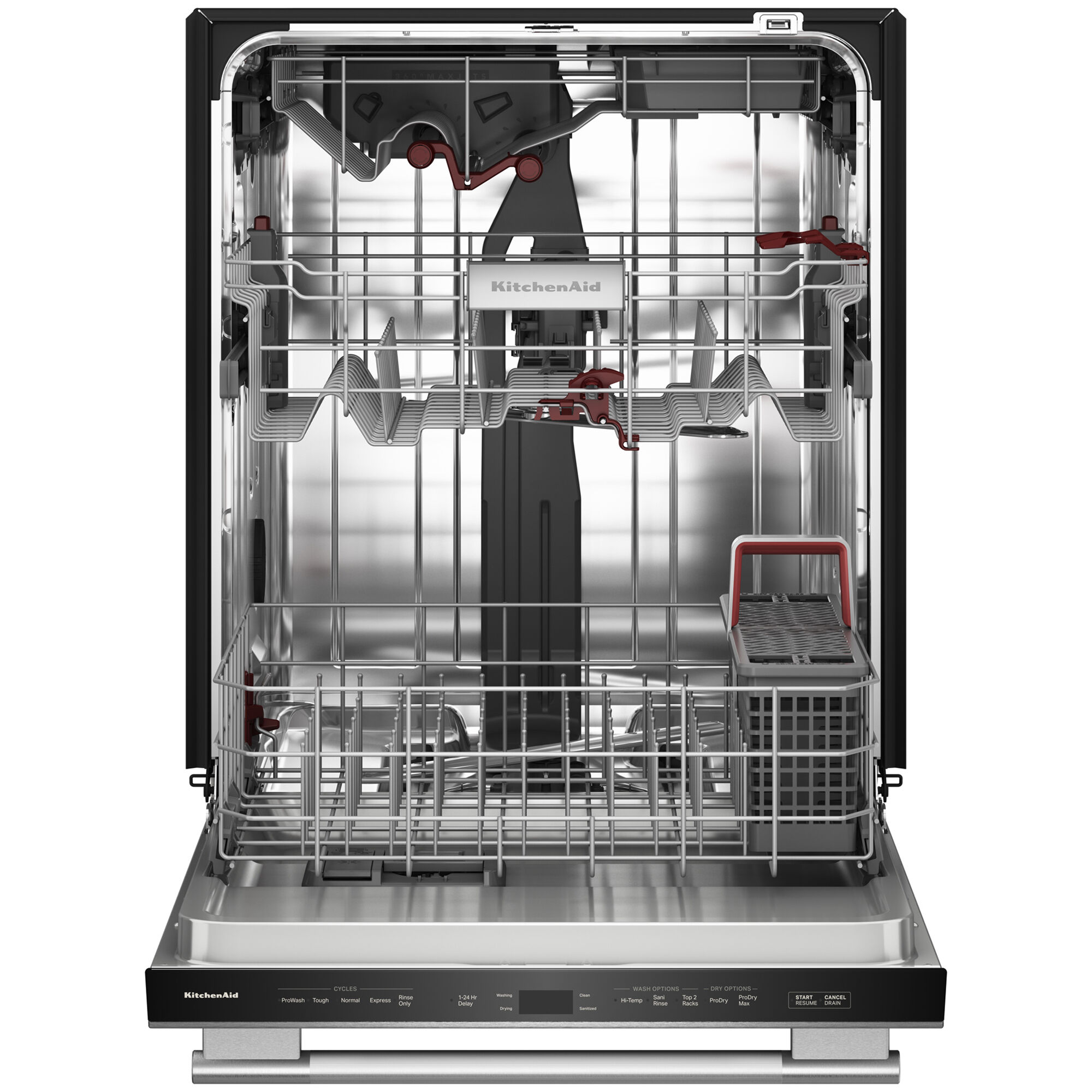 KitchenAid 24 in. Top Control Dishwasher with 44 dBA Sound Level