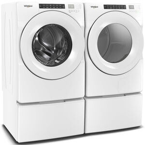 Whirlpool 27 in. 7.4 cu. ft. Stackable Ventless Electric Dryer with Heat Pump & Sensor Dry - White, , hires