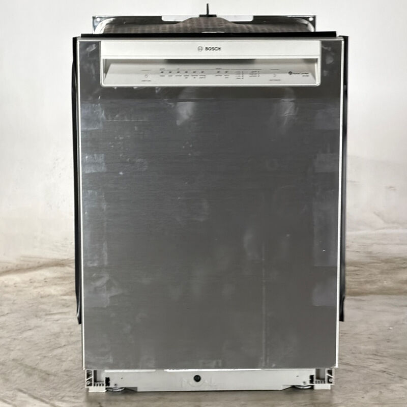 Bosch 300 Series 24 in. Front Control Smart Dishwasher with 48 dBA Sound Level, 3rd Rack, PureDry & Pocket Handle - Stainless Steel (Open Box Excellent Condition), , hires
