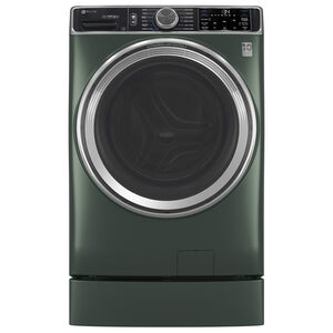 GE Profile 28 in. 5.5 cu. ft. Smart Stackable Front Load Washer with UltraFresh Vent System Plus, Smart Wash + Rinse, Sanitize & Steam Cycle - Jade Green, , hires