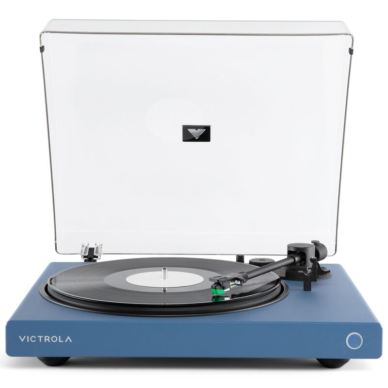 Victrola Wave Bluetooth Turntable with Auracast - Blue, , hires