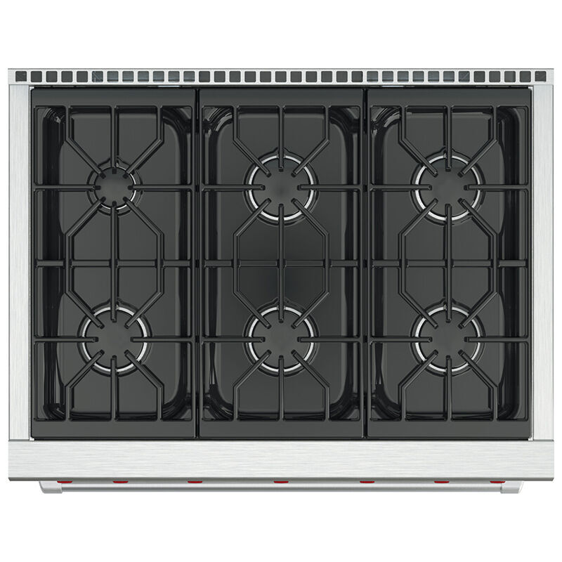Wolf 36 in. Natural Gas Cooktop with 6 Sealed Burners - Stainless Steel, , hires