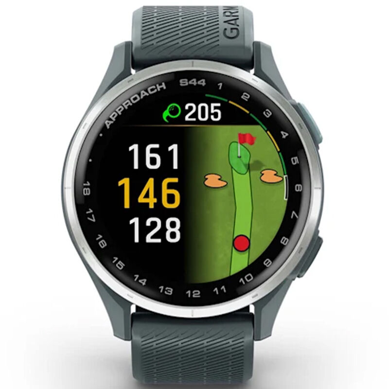 Garmin Approach S44 GPS Golf Watch, Silver with Twilight Band