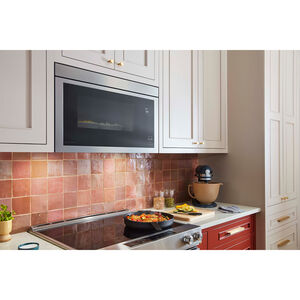 KitchenAid 30 in. 1.1 cu. ft. 1000W Over-the-Range Microwave with 400 CFM & Sensor Cooking - Stainless Steel, Stainless Steel, hires