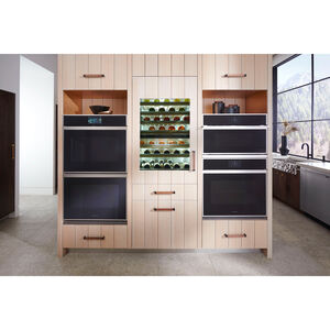 Monogram Minimalist Series 30 in. 5 cu. ft. Smart Speed Electric Single Wall Oven with True European Convection - Stainless Steel, , hires