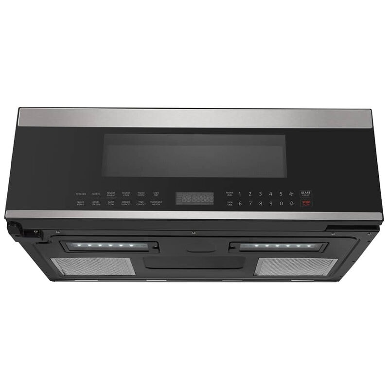 XO 30 in. 1.2 cu. ft. 1000W Low Profile Over-the-Range Microwave with 400 CFM & Sensor Cooking - Stainless Steel, , hires