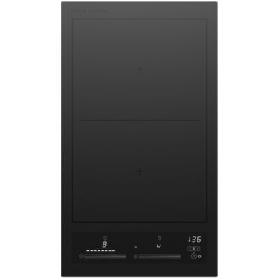 Fisher & Paykel Series 7 12 in. 2-Burner Induction Cooktop with SmartZone, Simmer Burner & Power Burner - Black Glass | CI122ZDTB5
