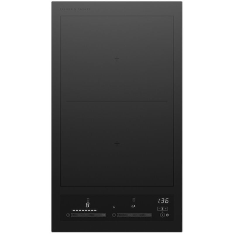 Fisher & Paykel Series 7 12 in. 2-Burner Induction Cooktop with SmartZone, Simmer Burner & Power Burner - Black Glass, , hires