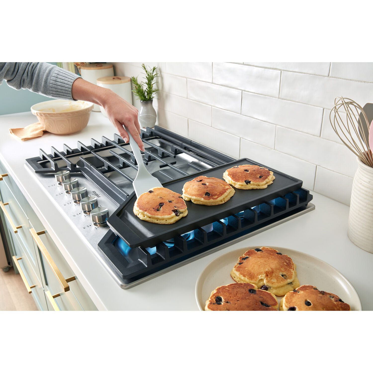 Whirlpool gas cooktop griddle hotsell