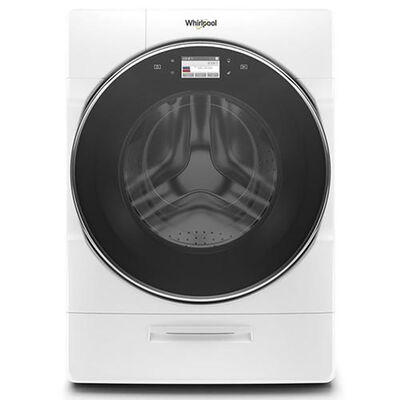 Whirlpool 27 in. 5.0 Cu. Ft. Front Loading Washer with 6 Wash Programs, 8 Wash Options, Sanitize Cycle, Steam Wash & Self Clean - White | WFW9620HW
