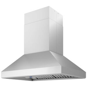 Zephyr Titan Series 42 in. Ducted Chimney Style Range Hood with 750 CFM, 6 Fan Speeds & 2 LED Lights - Stainless Steel, , hires