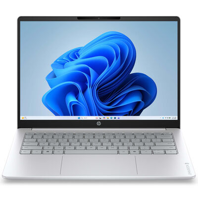HP OmniBook 3 14 in. Touch Screen Notebook with Copilot, AMD Ryzen 3 30, 2.4 GHz, 4-Core CPU, AMD Radeon 610M GPU, 8 GB RAM, 512 GB SSD, up to 12 Hrs. of Battery Life & Windows 11 Home - Glacier Silver | 14-HY0661NR