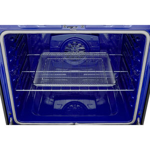 LG 30 in. 6.3 cu. ft. Smart Air-Fry True European Convection Electric Range with 4 Induction Burners - Stainless Steel, , hires