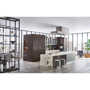 Sub-Zero Designer 30 in. 15.0 cu. ft. Built-in Smart Double-Drawers Upright Freezer with Ice-Maker & Adjustable Shelves - Custom Panel Ready, , hires