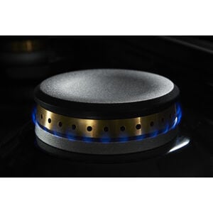 JennAir Noir Series 36 in. 5.1 cu. ft. Smart True European Convection Dual Fuel Range with 4 Sealed Burners & Grill - Stainless Steel, , hires