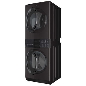 Electrolux 27 in. 4.5 cu. ft. Gas Front Load Laundry Center with LuxCare Dry, Optic Whites Cycle, Sensor Dry, Sanitize & Perfect Steam Cycle - Titanium, Titanium, hires