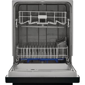 Frigidaire 24 in. Front Control Dishwasher with 62 dBa Sound Level & Pocket - Black, Black, hires
