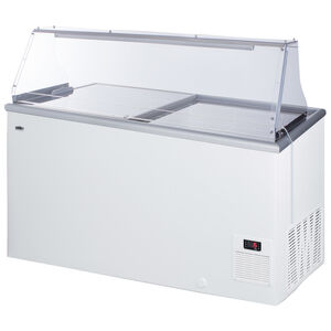 Summit 53 in. 14.1 cu. ft. Commercial Dipping Cabinet Chest Freezer - White, , hires