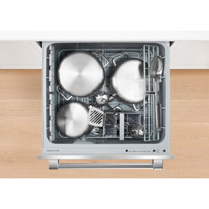 Fisher Paykel Pro Series 9 24 in. Top Control Dishwasher Drawer with 44 dBA Sound Level, 14 Place Settings & Sanitize Cycle - Stainless Steel, , hires