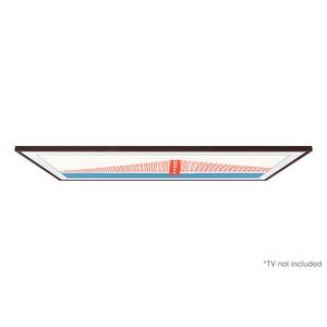 Samsung Frame 85" Customizable Bezel Compatible with Samsung 2021-2024 The Frame TVs - Modern Brown, , hires