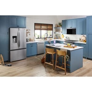 Whirlpool 36 in. 23.4 cu. ft. Smart Counter Depth French Door Refrigerator with Ice & Water Dispenser - Fingerprint Resistant Stainless Steel, , hires